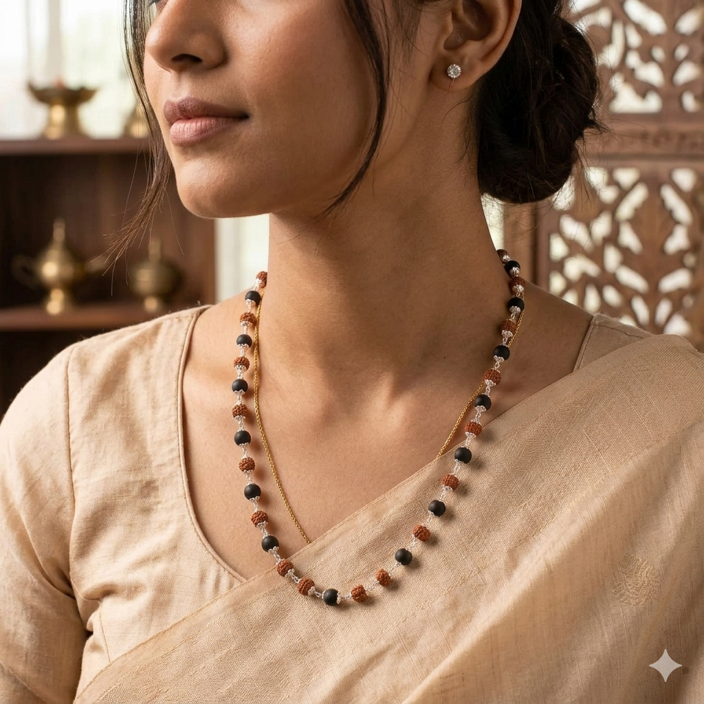 Divya Raksha Rudraksha and Karungali Mala